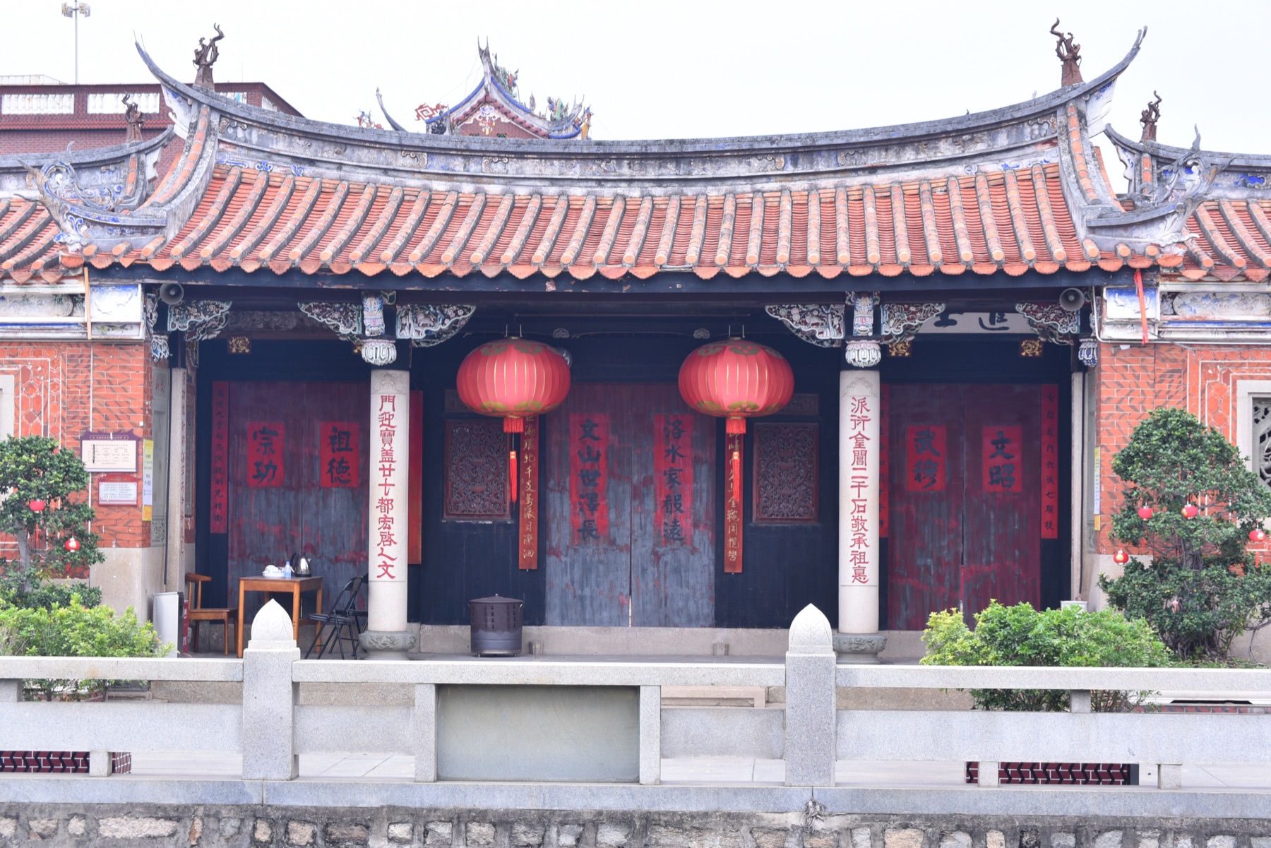 View of the Ding ancestral temple / 丁氏宗祠建筑实景